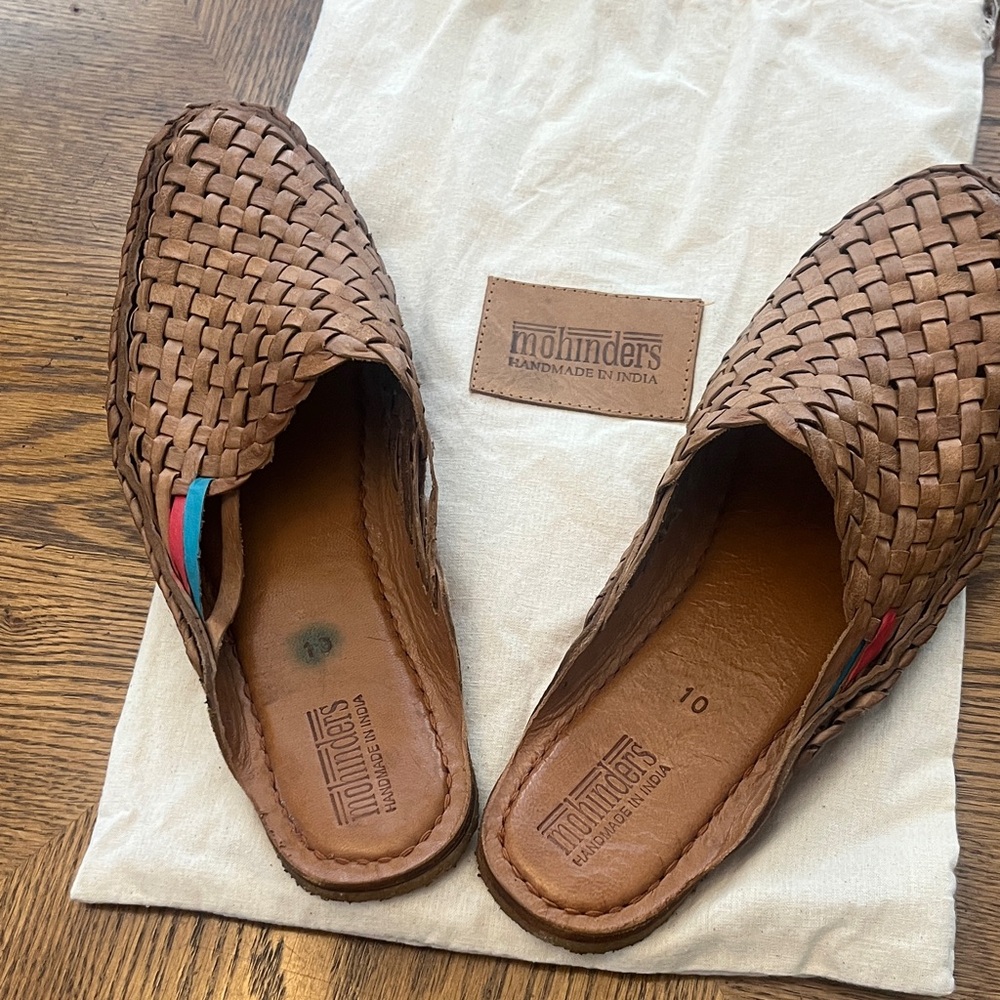 Mohinders Brown Leather Loafers